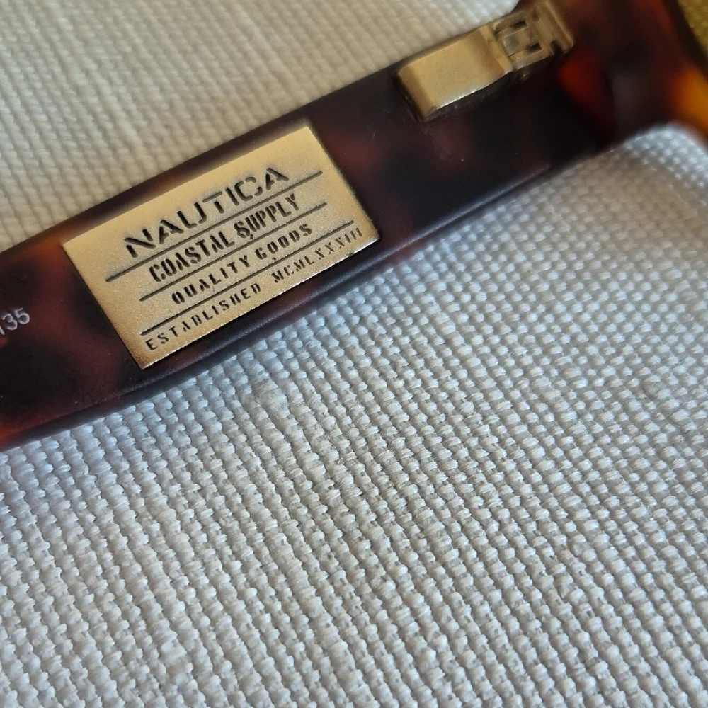 Nautica Men Tortoise Sunglasses with Amber Lenses - Picture 5 of 10